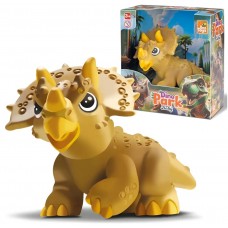 BRINQ. DINOPARK BABY TRICERATOPS VINIL  ROTO 15CM