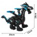 BRINQ. DRAGAO C/SOM LUZ MOV. E SOLTA FUMACA 30CM