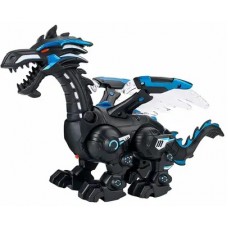 BRINQ. DRAGAO C/SOM LUZ MOV. E SOLTA FUMACA 30CM