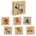 BRINQ. EDUCATIVO MEMORIA ANIMAIS MADEIRA 32PCS C