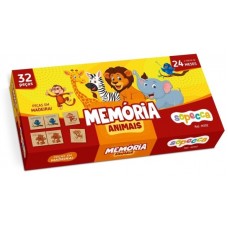 BRINQ. EDUCATIVO MEMORIA ANIMAIS MADEIRA 32PCS C BRINQ. EDUCATIVO MEMORIA ANIMAIS MADEIRA 32PCS C