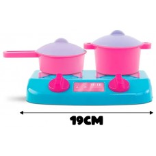 BRINQ. FOGAO COM PANELINHAS TOY CHEF SAMBATOYS