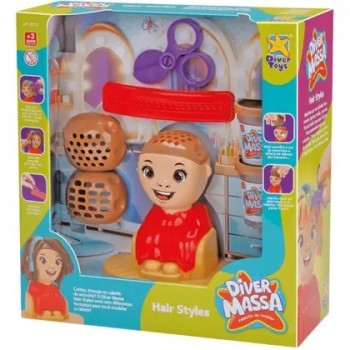 BRINQ. HAIR STYLE DIVER MASSA TOYS 27 CM