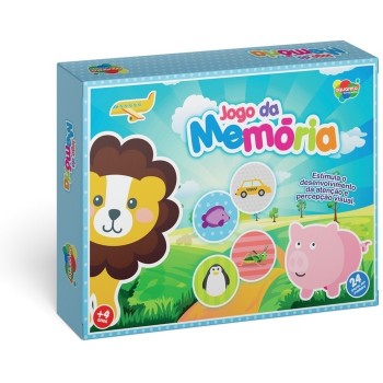 BRINQ. JOGO DA MEMORIA EM MDF TRADICIONAL 24 PECAS