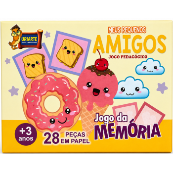 BRINQ. JOGO DA MEMORIA MEUS AMIGOS PRINT 28 PCS