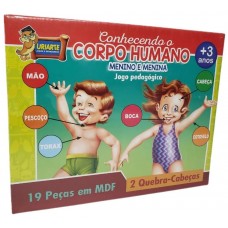 BRINQ. JOGO PEDAGÓGICO CONHECENDO O CORPO HUMANO BRINQ. JOGO PEDAGÓGICO CONHECENDO O CORPO HUMANO