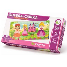 BRINQ. JOGO QUEBRA CABECA 128PCS PRINCESINHAS BRINQ. JOGO QUEBRA CABECA 128PCS PRINCESINHAS