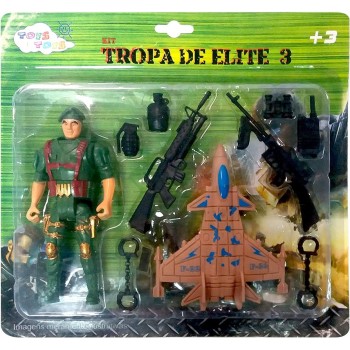 BRINQ. KIT TROPA DE ELITE CARTELA EURO