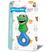 BRINQ. MORDEDOR E CHOCALHO DINO DIVERTOYS 26 CM