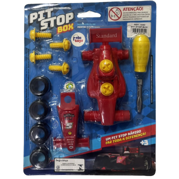 BRINQ. PIT STOP SENINHA BOX MECOSUR 11PCS 