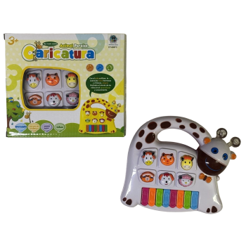 BRINQ. TECLADO MUSICAL CARICATURA TOYS