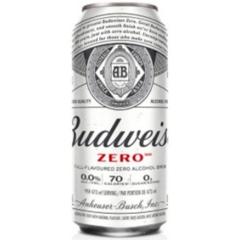CERVEJA BUDWEISER ZERO LATÃO 473ML