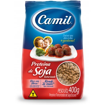PROTEINA DE SOJA CAMIL TEXTURIZADA ESCURA 400G