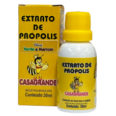 EXTRATO DE PROPOLIS VERDE E MARROM CASAGRANDE 30ML EXTRATO DE PROPOLIS VERDE E MARROM CASAGRANDE 30ML
