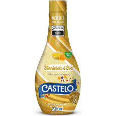 MOLHO PARA SALADA CASTELO MOSTARDA E MEL 236ML