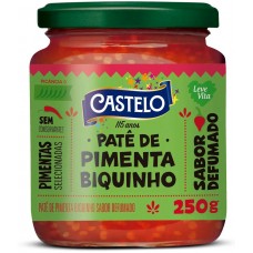 PATÊ DE PIMENTA BIQUINHO CASTELO DEFUMADO 250G