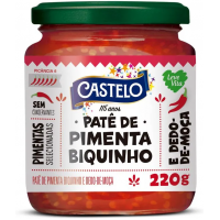 PATÊ DE PIMENTA BIQUINHO DEDO DE MOÇA CASTELO 220G