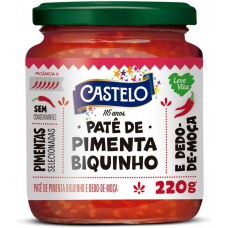 PATÊ DE PIMENTA BIQUINHO DEDO DE MOÇA CASTELO 220G