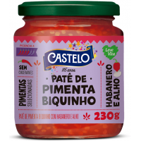 PATÊ DE PIMENTA BIQUINHO HABANERO CASTELO 230G