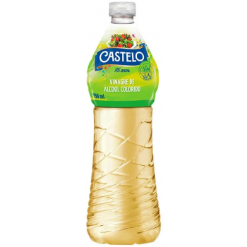 VINAGRE CASTELO ALCOOL COLORIDO 750ML