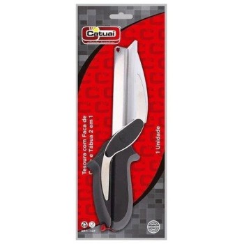 TESOURA 2 EM 1 LEGUMES E VERDURAS CATUAI UN