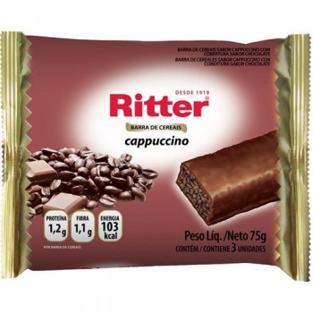 CEREAL BARRA RITTER CAPPUCCINO C/ 3 UND