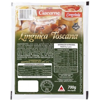 LINGUICA TOSCANA CIACARNE PCT 700 GR