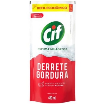 DESENGORDURANTE CIF DERRETE GORDURA SACHÊ 450ML