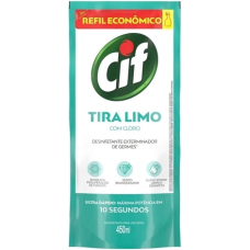 LIMPADOR CIF TIRA LIMO CLORO SACHE 450 ML