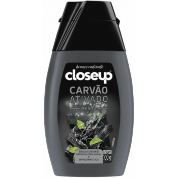 CREME DENTAL CLOSE-UP LIQ. CARVÃO ATIVADO  100G