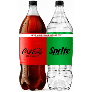 REFRIGERANTE COCA COLA E SPRITE ZERO ACUCAR 2L