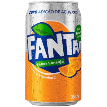 REFRIGERANTE FANTA LARANJA ZERO 350ML