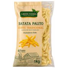BATATA PRE FRITA GREEN FRITES PALITO 1KG