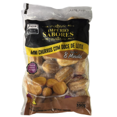MINI CHURROS C/ DOCE DE LEITE IMPÉRIO SABORES 350G