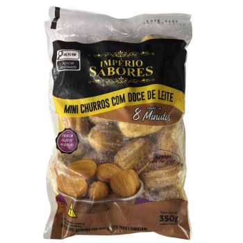 MINI CHURROS C/ DOCE DE LEITE IMPÉRIO SABORES 350G
