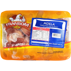MOELA DE FRANGO FRANBOM BANDEJA 600G