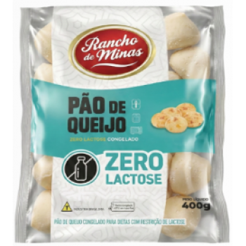 PÃO DE QUEIJO RANCHO DE MINAS ZERO LACTOSE 400G