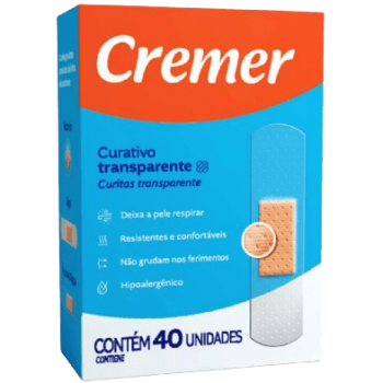 CURATIVO CREMER TRANSPARENTE C/40 UN
