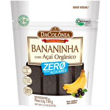 BANANA COM ACAI DA COLONIA ZERO AÇUCAR 150 GR