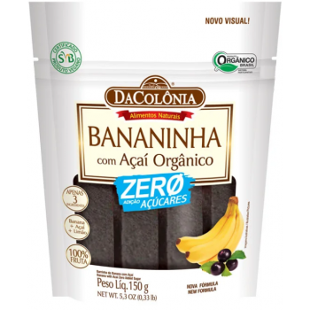 BANANA COM ACAI DA COLONIA ZERO AÇUCAR 150 GR