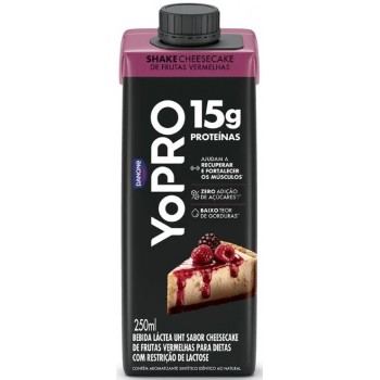 BEBIDA LACTEA DANONE YOPRO CHEESECAKE 15G PRO 250M