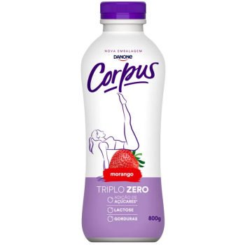 IOGURTE DANONE CORPUS TRIPLO ZERO MORANGO 800G