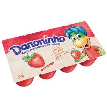 PETIT SUISSE DANONINHO MORANGO 320G