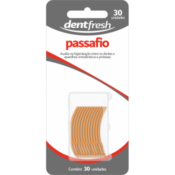 PASSA FIO DENTAL DENTFRESH 30 UN