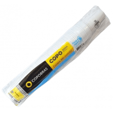 COPO DESCARTAVEL COPOBRAS BRANCO PP 300ML