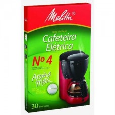 FILTRO PAPEL CAFETEIRA ELETRICA MELITTA Nº4 