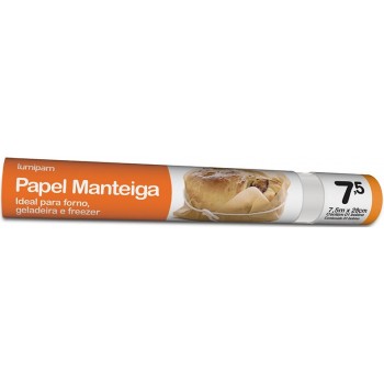 PAPEL MANTEIGA LUMIPAM 7.5MX28CM