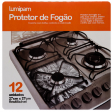 PROTETOR PARA FOGÃO LUMIPAM 27X27CM C/12