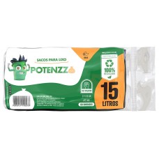 SACO PARA LIXO POTENZZA ROLO 15 L C/ 60 UN