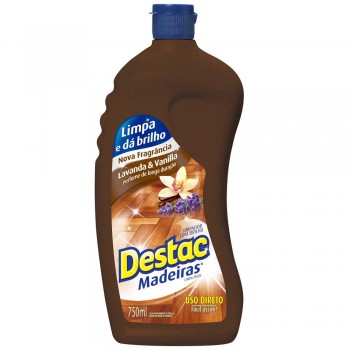 LIMPADOR DESTAC MADEIRAS LAV/VANILHA 750M